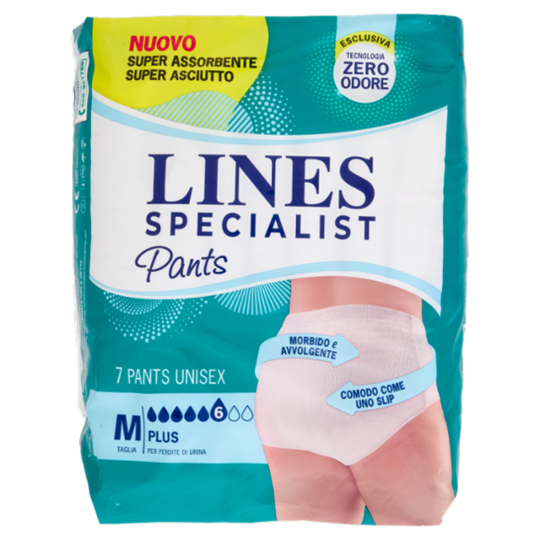 Lines Specialist Pants Unisex Plus Taglia M 7 pz