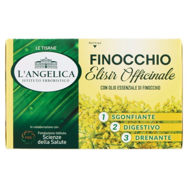 L'Angelica Le Tisane Finocchio Elisir Officinale 18 Filtri 36,0 g