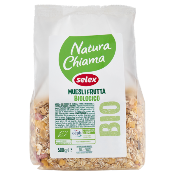 Selex Natura Chiama Muesli con Frutta Biologico 500 g
