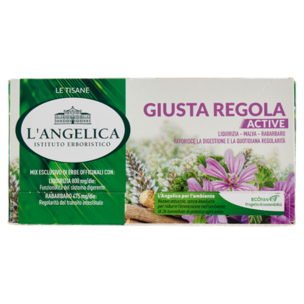 L'Angelica Le Tisane Giusta Regola Active 18 Filtri 36.0 g