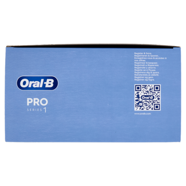 Oral-B Spazzolino Elettrico Denti Ricaricabile Pro Series 1 Nero Travel Edition