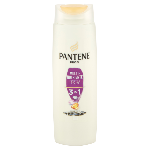 Pantene Shampoo+Balsamo+Trattamento 3in1 Multi-Nutriente Forti & Folti 225 ml