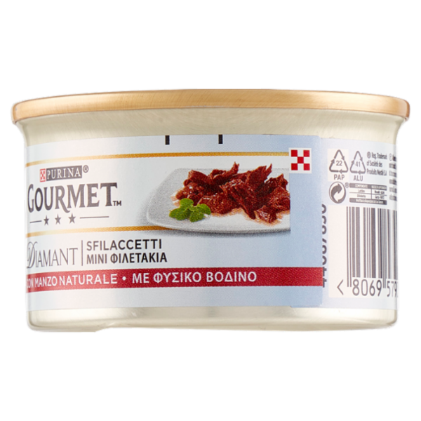 PURINA GOURMET Diamant Sfilaccetti con Manzo Prelibato 85g