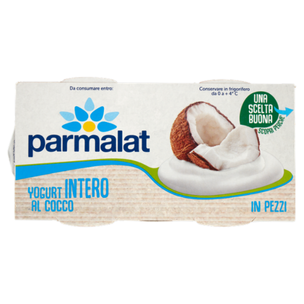 parmalat Yogurt Intero al Cocco in Pezzi 2 x 125 g