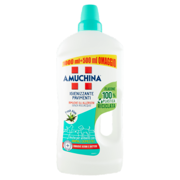 Amuchina Igienizzante Pavimenti Fresh Aloe 1000 + 500 ml