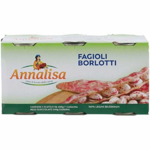 Annalisa Fagioli 3 Lattine 400g
