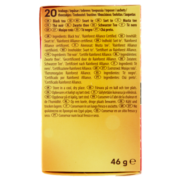 Lipton English Breakfast 20 Pyramid Teabags 46 g