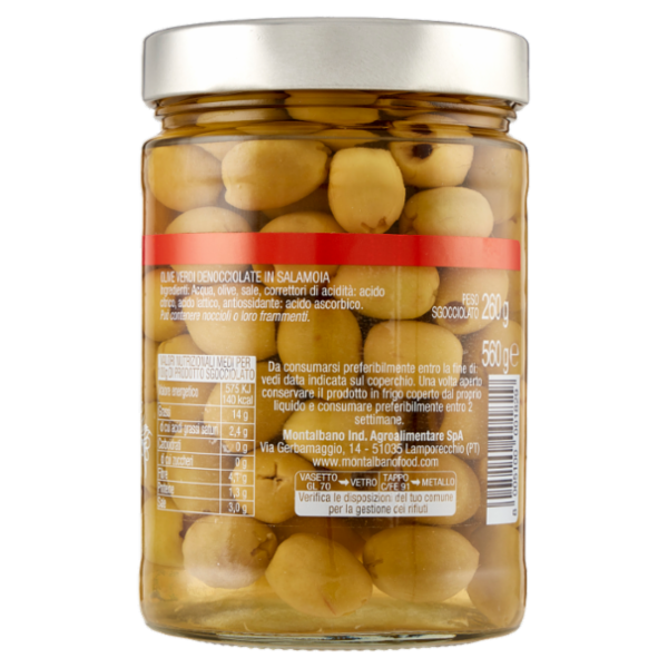 montalbano Olive Senza Nocciolo 560 g
