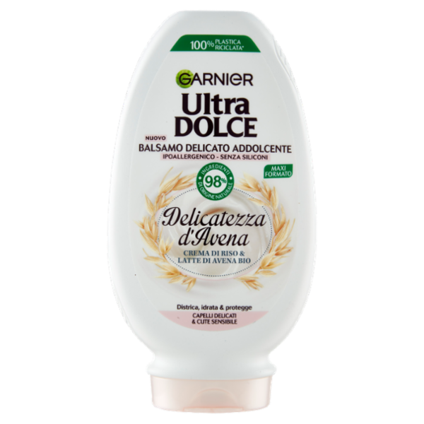 Garnier Ultra Dolce Balsamo Delicatezza D'Avena per capelli delicati, 250 ml