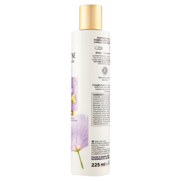 Pantene Shampoo Miracles Morbidi & Setosi con Biotina + Proteina della Seta Idrolizzata 225 ml