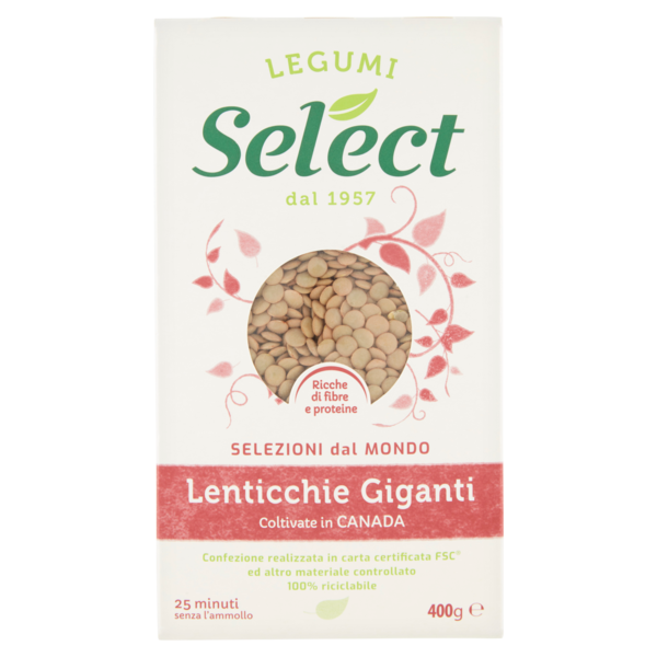 Select Selezioni dal Mondo Lenticchie Giganti 400 g