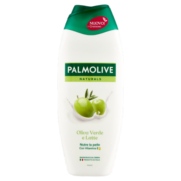 Palmolive bagnoschiuma Naturals Oliva Verde e Latte Idratante 500 ml