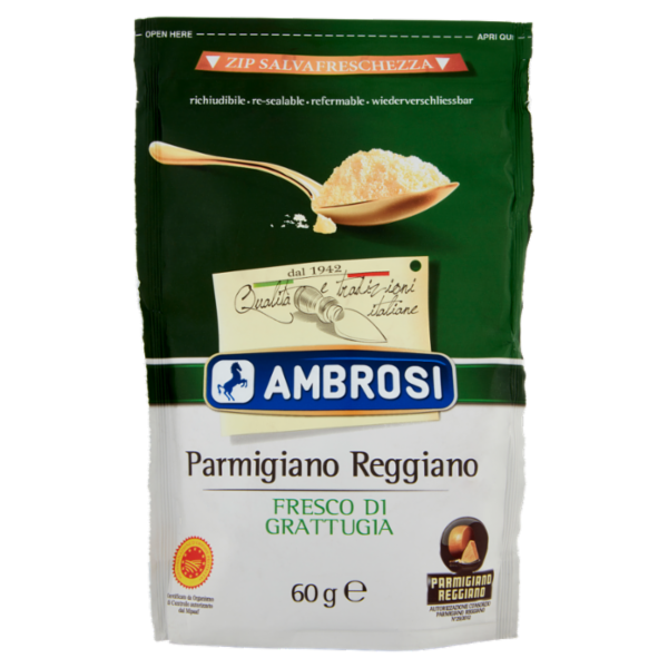 Ambrosi Parmigiano Reggiano DOP Fresco di Grattugia 60 g