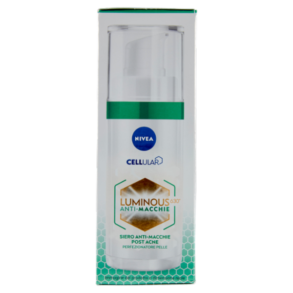 Nivea Cellular Luminous630 Anti-Macchie Siero Anti-Macchie Post Acne Perfezionatore Pelle 30 ml