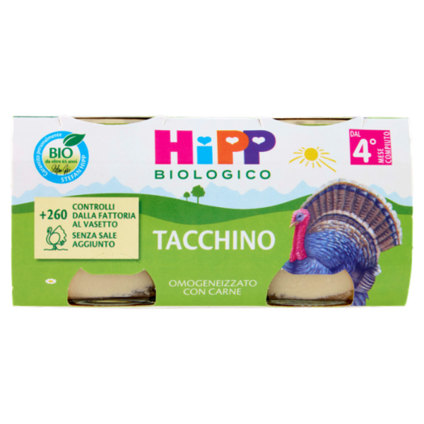 HiPP Biologico Tacchino 2 x 80 g
