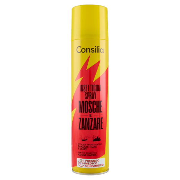 Consilia Insetticida Spray Contro Mosche e Zanzare 400 ml