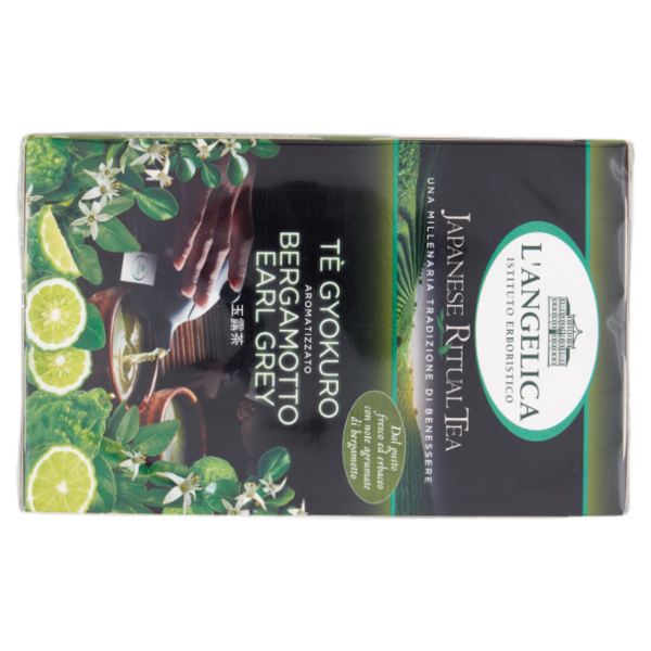 L'Angelica Japanese Ritual Tea Tè Gyokuro Aromatizzato Bergamotto Earl Grey 15 Filtri 22,5 g