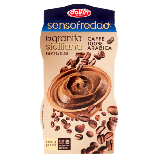 dolfin sensofreddo la granita siciliana Caffè 100% Arabica 2 x 100 ml