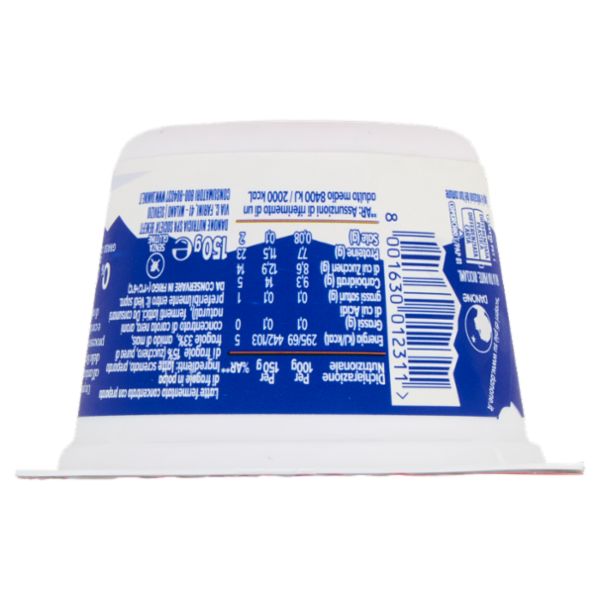 DANONE Skyr, Yogurt ispirato all'Islanda, 0% grassi, Cremoso, Ricco in Proteine, Fragola,150g