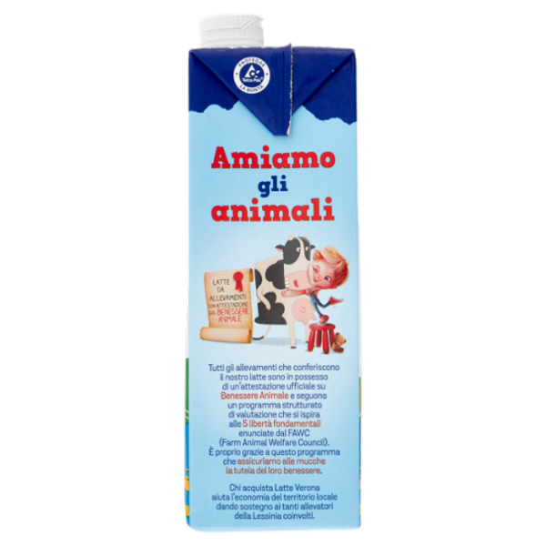 Latte Verona 100% Latte della Lessinia Intero a Lunga Conservazione 1 litro