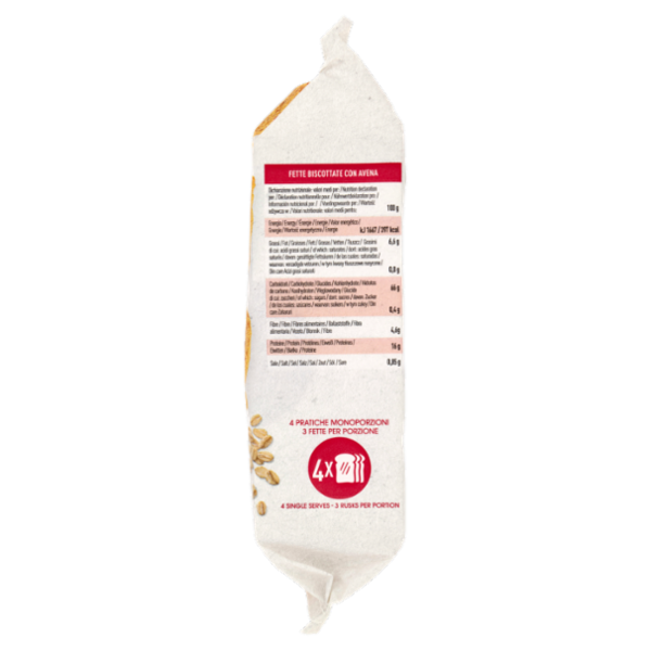 alce nero Fette Biscottate con Farina di Avena 120 g