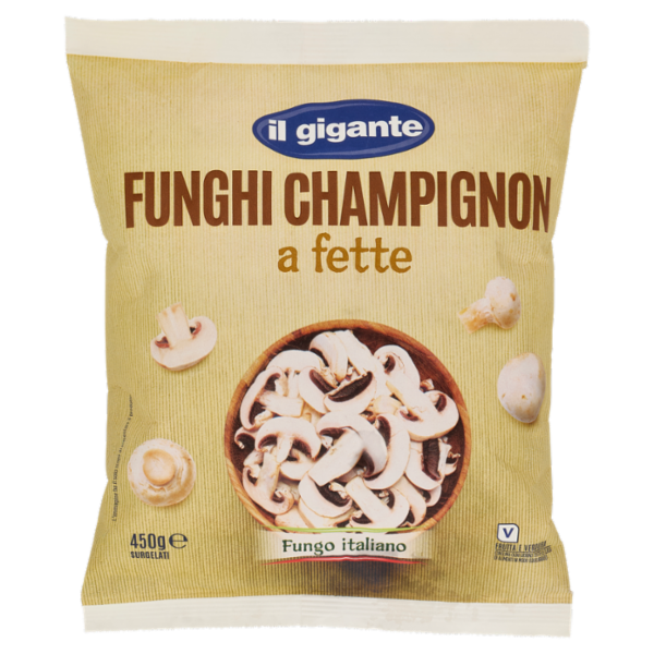 IL GIGANTE Funghi Champignon a fette Surgelati 450 g