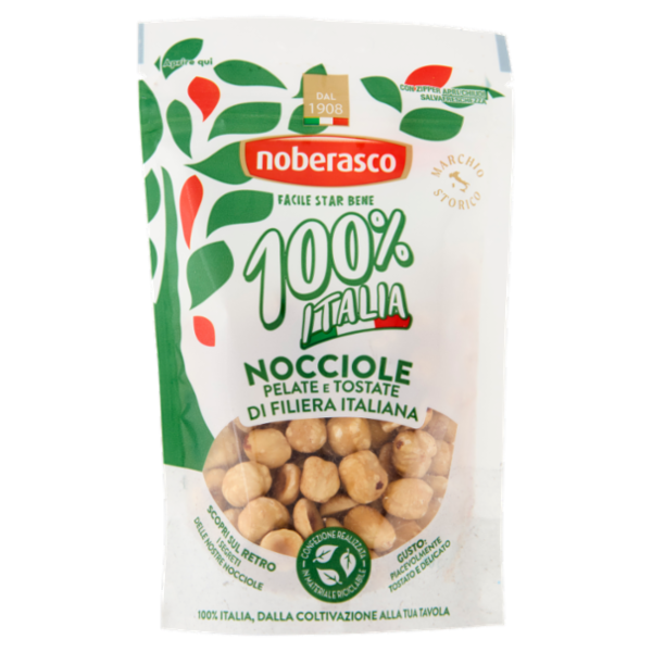 noberasco 100% Italia Nocciole Pelate e Tostate 100 g