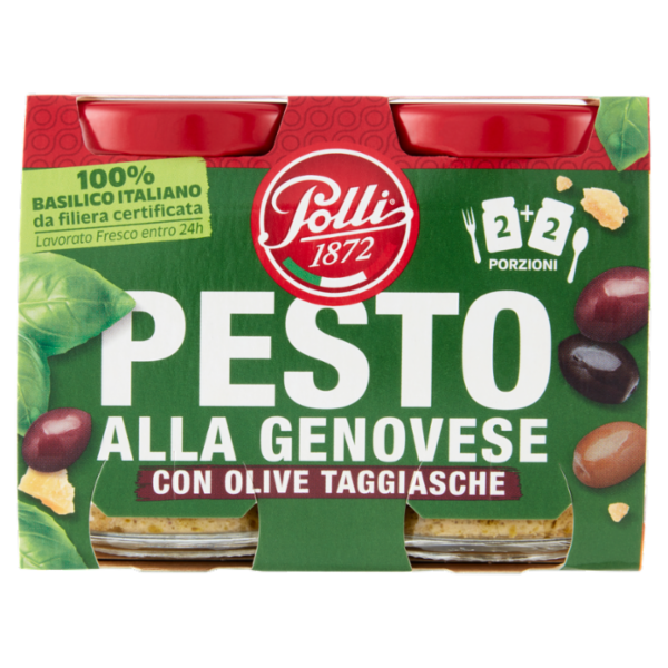 Polli Pesto alla Genovese con Olive Taggiasche 2 x 90 g