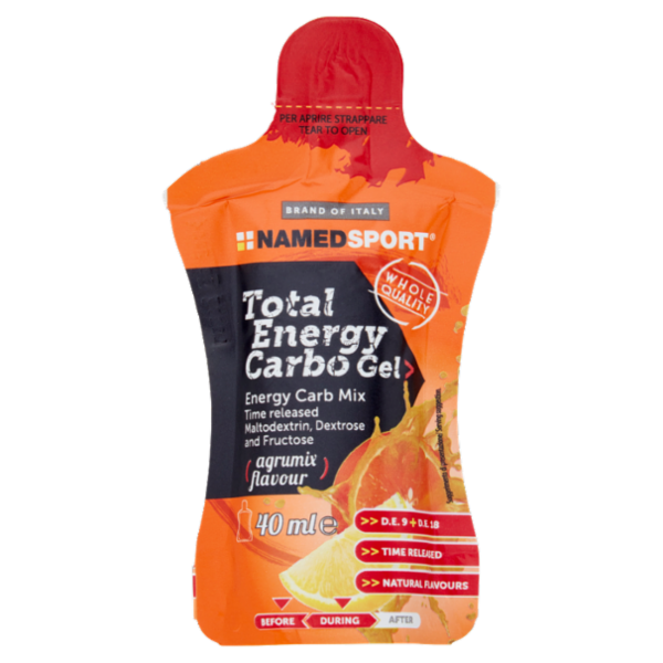 NamedSport Total Energy Carbo Gel> agrumix flavour 40 ml
