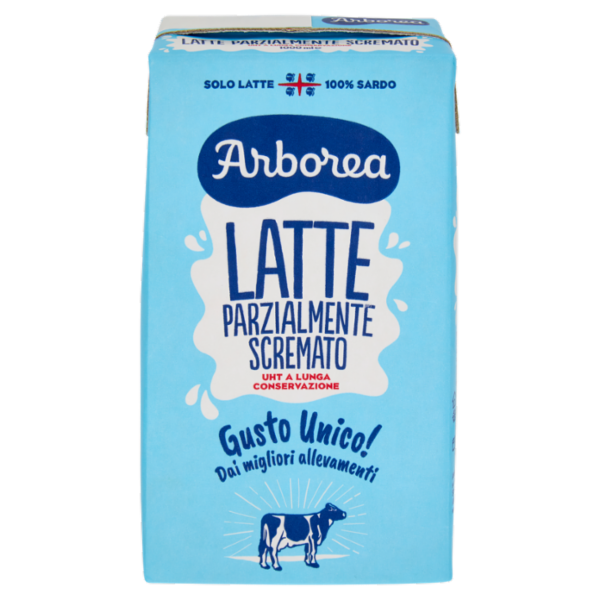 Arborea Latte Parzialmente Scremato UHT a Lunga Conservazione 1000 ml