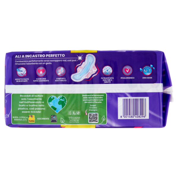 Lines Seta ultra con ali 28 pz