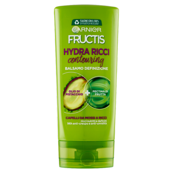 Garnier Balsamo Fructis Hydra Ricci Contouring, per Capelli Ricci Tendenti al Crespo, 200 ml
