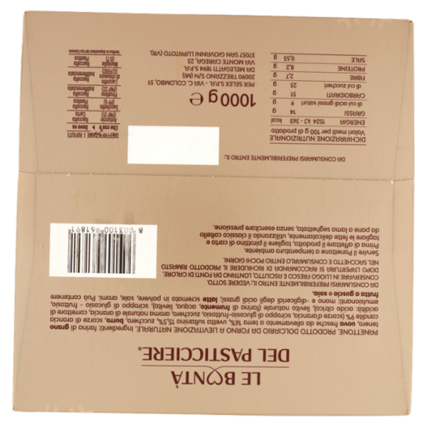 Le Bontà del Pasticciere Panettone Classico 1 kg