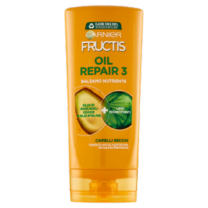 Garnier Balsamo Fructis Oil Repair, Per Capelli Secchi, Crespi o Spenti, 200 Ml