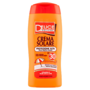 Delice Solaire Crema Solare Protezione Alta Pelle Molto Chiara FP 30 250 Ml