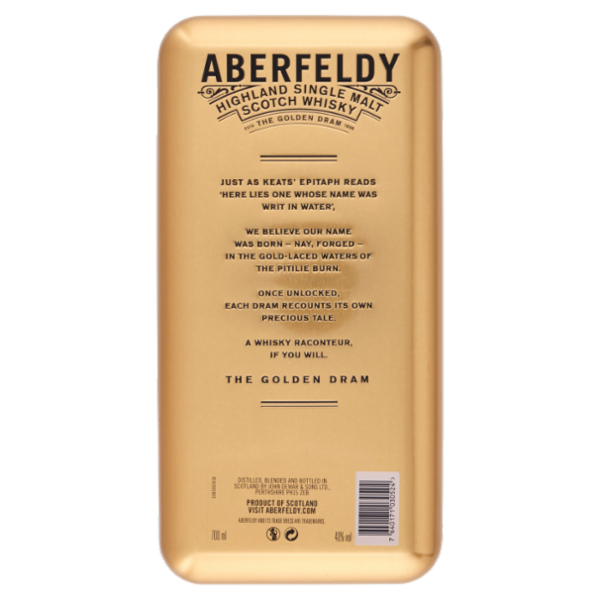 Aberfeldy Gold 12 Years gift pack 700 ml