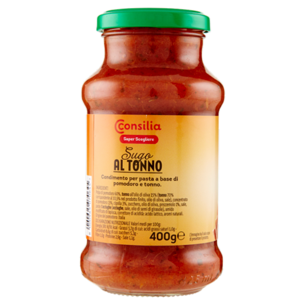 Consilia Saper Scegliere Sugo al Tonno 400 g
