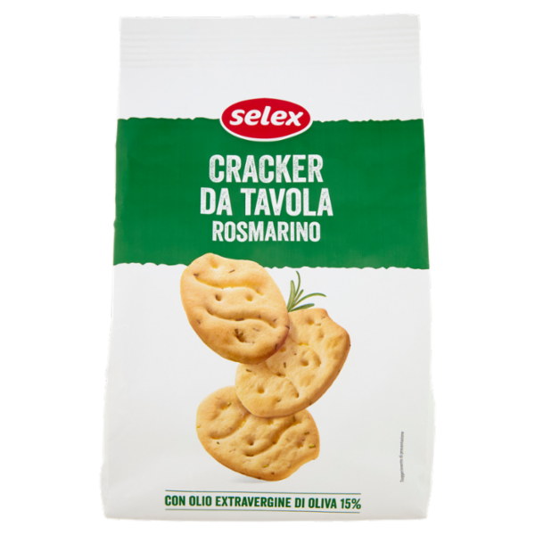 Selex Cracker da Tavola con Rosmarino 300 g