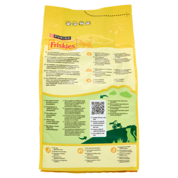 PURINA FRISKIES Adult Manzo e Pollo e con Verdure 4kg