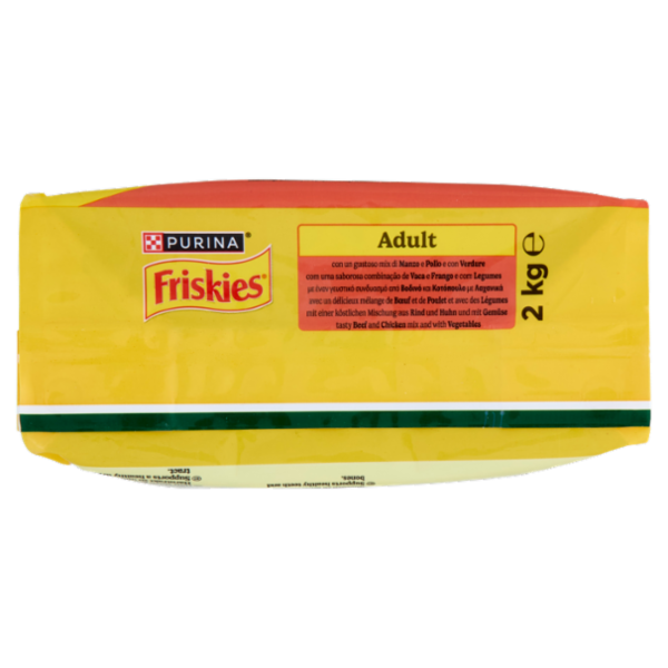 PURINA FRISKIES Adult Manzo e Pollo e con Verdure 2kg