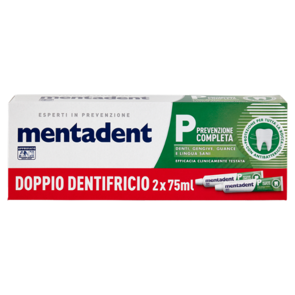Mentadent P Prevenzione Completa 2 x 75 ml