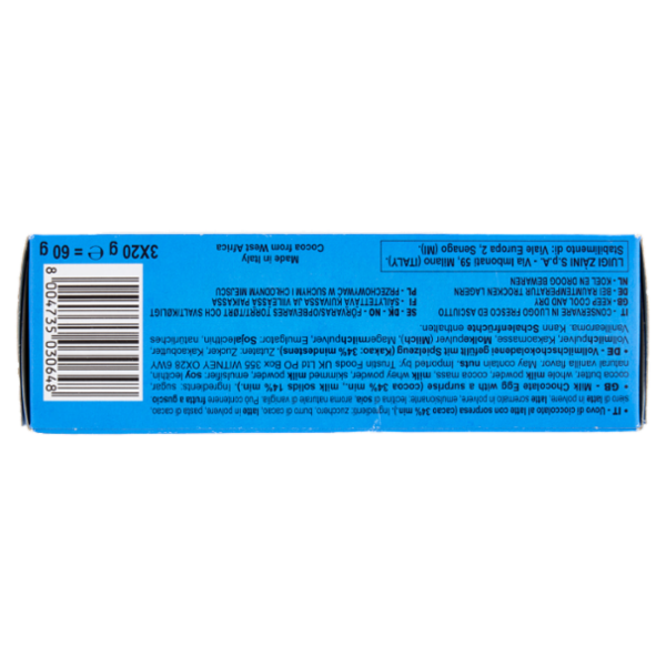 Zàini Ovetti di cioccolato al latte Sonic the Hedgehog 3 x 20 g