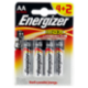 Energizer max AA Stilo 4 + 2 pz