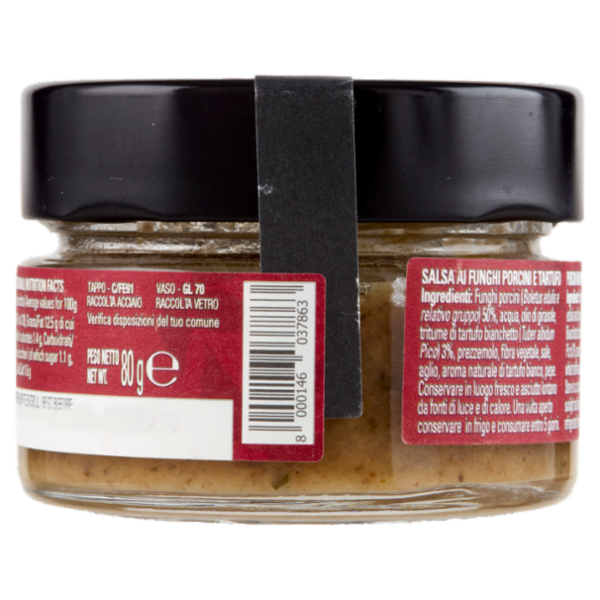 Urbani Tartufi Filosofia Naturale Porcini e Tartufo 80 g