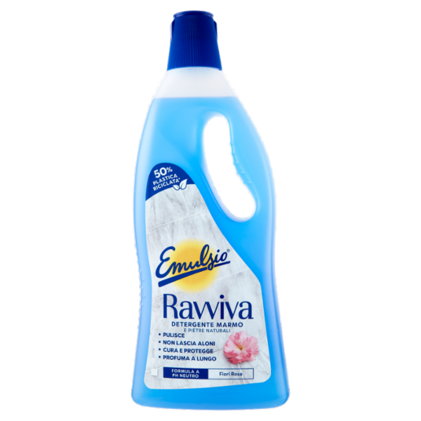 Emulsio Ravviva Detergente Marmo e Pietre Naturali Fiori Rosa 750 ml