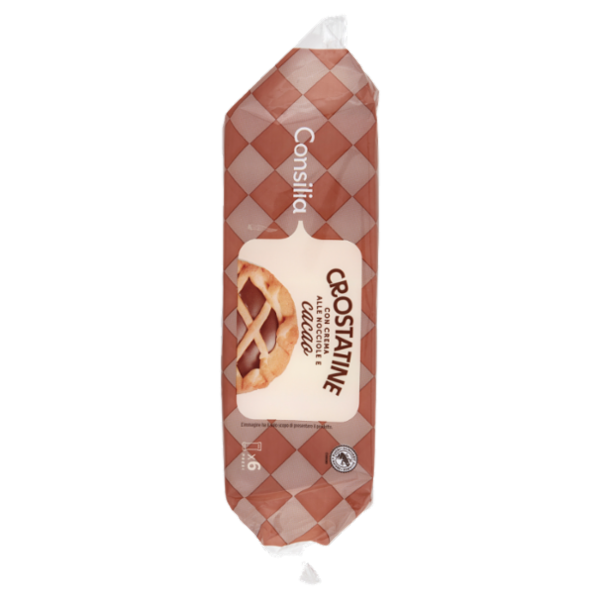 Consilia Crostatine con Crema alle Nocciole e Cacao 6x40 g