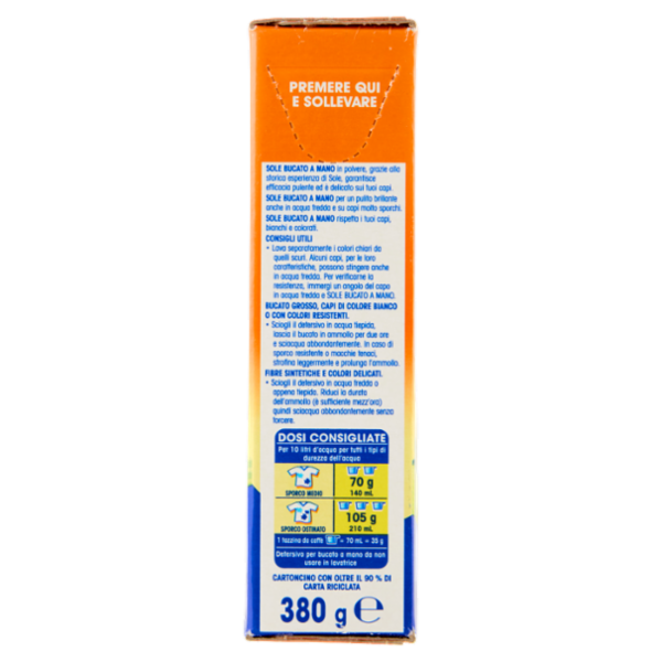 Sole Detersivo bucato a mano Classico 380 g