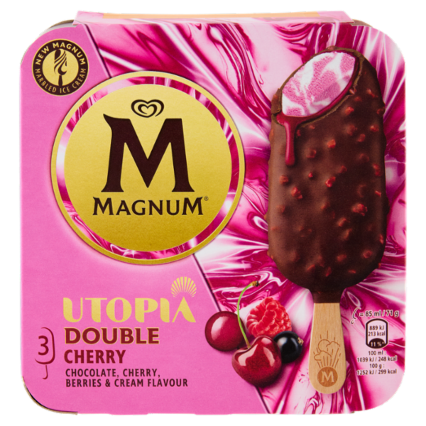 Magnum Utopia Double Cherry 3 Gelati 213 g