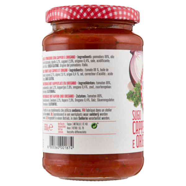 Le Conserve della Nonna Sugo Capperi e Origano 350 g