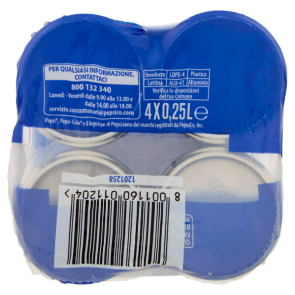 Pepsi 4 x 0,25 L